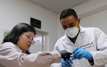 B-Roll: US, Tunisian Armed Forces collaborate in forensic lab during African Lion 2025