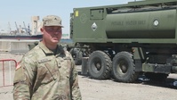 Interview: U.S. Army Corporal Joel Munson discusses water purification process during African Lion 2025