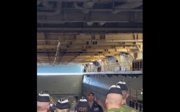 His Majesty The King’s Guard 3rd Company Tours USS Iwo Jima