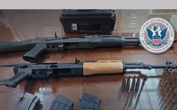 CBP Press Conference on Southbound Weapons Interdiction