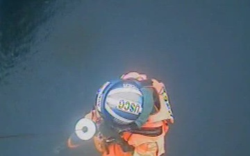 U.S. Coast Guard Norwegian Bliss hoist