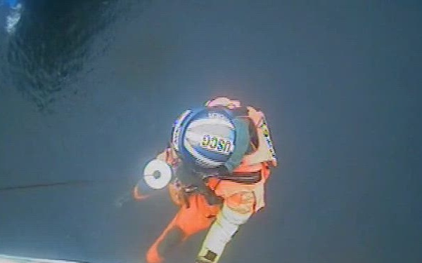 U.S. Coast Guard Norwegian Bliss hoist