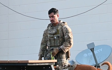 6th SFS conducts security sweep during NORI: B-Roll