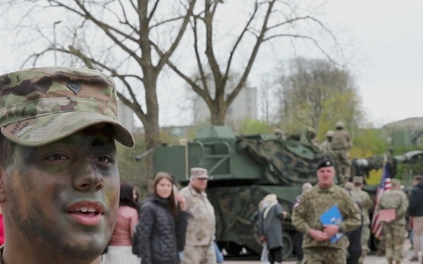 A-Roll: Task Force Iron celebrates Day of the Restoration of Latvian Independence with NATO Allies