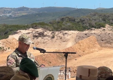 B-ROLL: Tunisian Armed Forces deliver speech at culminating event of African Lion 2025