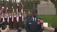 A-Roll; Task Force Iron celebrates Day of the Restoration of Latvian Independence with NATO Allies