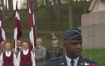 A-Roll; Task Force Iron celebrates Day of the Restoration of Latvian Independence with NATO Allies