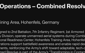 3ID UAS Operations – Combined Resolve 25-02