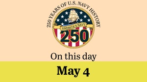 On This Day in Naval History: May 4 (Horizontal)
