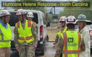 Highest-ranking DOD official visits North Carolina’s Hurricane Helene recovery mission