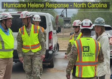 Highest-ranking DOD official visits North Carolina’s Hurricane Helene recovery mission