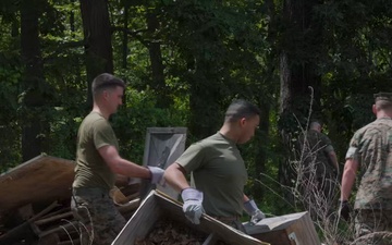 Base Wide Cleanup; Roadside Cleanup B-Roll