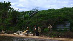 Base Wide Cleanup; From the Boats B-Roll