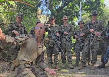 Combined forces conduct jungle patrol training during TRADEWINDS 25