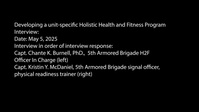 Creating a unit-organic H2F Program Interviews