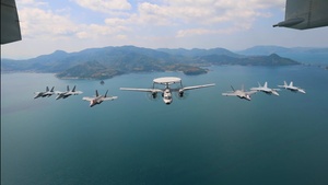 CVW-5 Flyover at Friendship Day Iwakuni