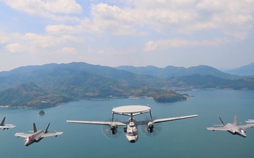 CVW-5 Flyover at Friendship Day Iwakuni