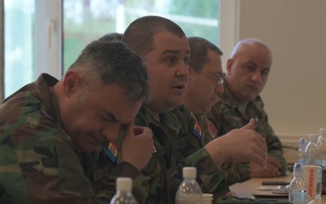 Military medics participate in medical training at LRMC simulation center