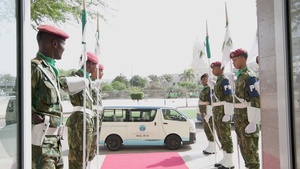 Obangame Express Opening Ceremony - Broll