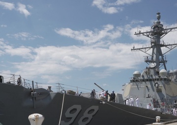 USS Forrest Sherman departs for deployment