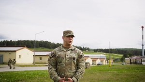 Interview on unmanned breaching with 1st Armored Brigade Combat Team, 3rd Infantry Division construction engineer technician: CW2 Timothy Shay during Combined Resolve 25-02