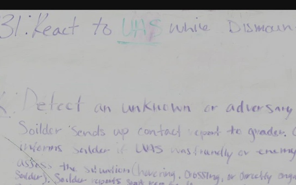UAS lane training