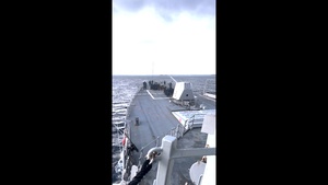 USS Ralph Johnson Arrive in Diego Garcia