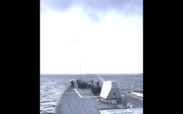 USS Ralph Johnson Arrive in Diego Garcia
