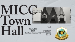 MICC 3rd quarter FY 2025 Town hall recap