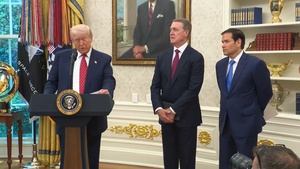 President Trump Swears In The U.S. Ambassador to the People's Republic of China.