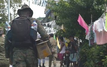 Balikatan 25: U.S., Philippines forces, provide aid to Barangay Dugui San Isidro, Virac, locals