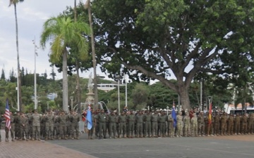 B-Roll: MRF-D 25.3 participates in closing ceremony