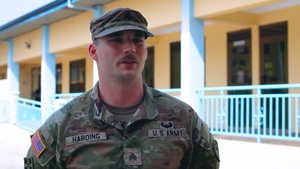 Interview: U.S. Army Sgt. Christopher Harding speaks about working with multinational partners during African Lion 25