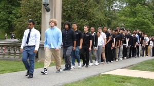Armaments Center’s Military Deputy administers oath of enlistment to more than 100 northern New Jersey high school students