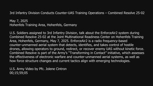 3rd Infantry Division Conducts Counter-UAS Training Operations – Combined Resolve 25-02