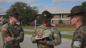 U.S. Army Drill Sergeants visit Marine Corps Recruit Depot Parris Island