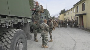 U.S. Marines conduct marksmanship training during NATO exercise
