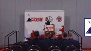 Lt. Col. Douglas Toulotte presents a case study of the Korean war.