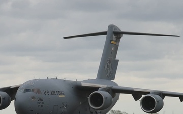 U.S. Army, Air Force and Allies Conduct Rapid Deployment Exercise in the Baltics (B-Roll)
