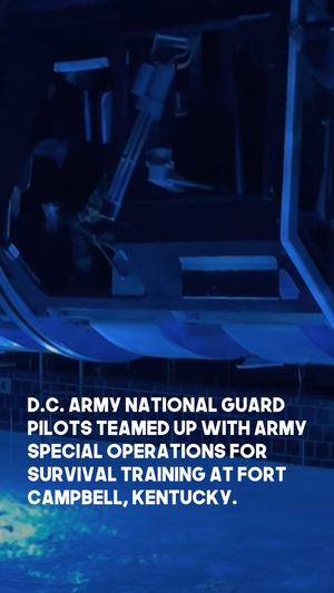 D.C. Army National Guard pilots conduct Helicopter Underwater Egress Training