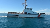Coast Guard Cutter Manowar B-roll