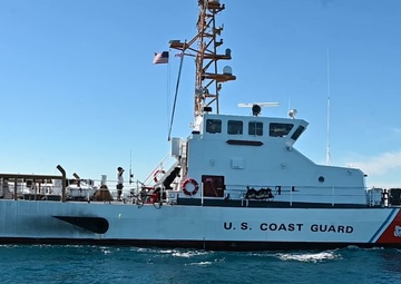 Coast Guard Cutter Manowar B-roll