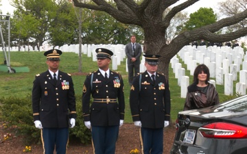 Vietnam Veteran Fought at Hamburger Hill Laid to Rest at Arlington National Cemetery