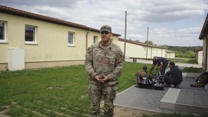 Interview on drone innovation and survivability with 1st Lt. Benjamin Storie, Unmanned Aerial Systems platoon leader, 1st Armored Brigade Combat Team, 3rd Infantry Division during Combined Resolve 25-02