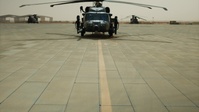 Air Force Jolly Green IIs refuel over USCENTCOM AOR
