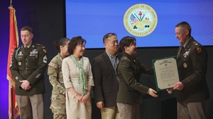 Stalwart Battalion Cadets take the Oath of Office