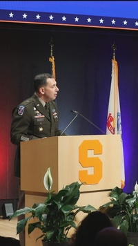 Stalwart Battalion Cadets take the Oath of Office Reel