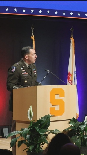 Stalwart Battalion Cadets take the Oath of Office Reel