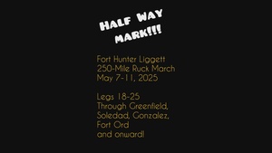 Army 250-Mile Ruck March Legs 18-25