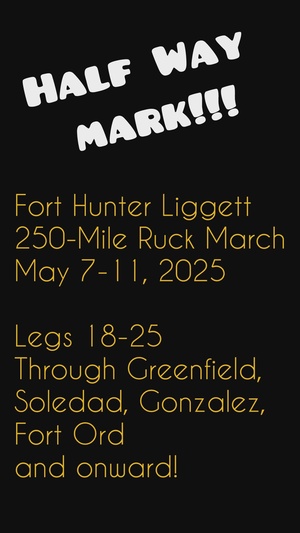 Army 250-Mile Ruck March Legs 23-25